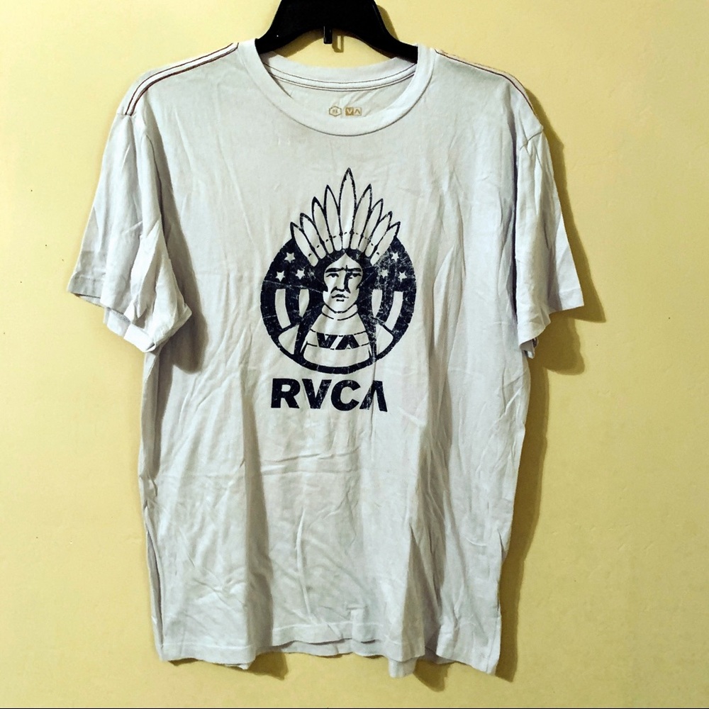 Never worn RVCA tee light gray XL